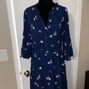 Navy floral